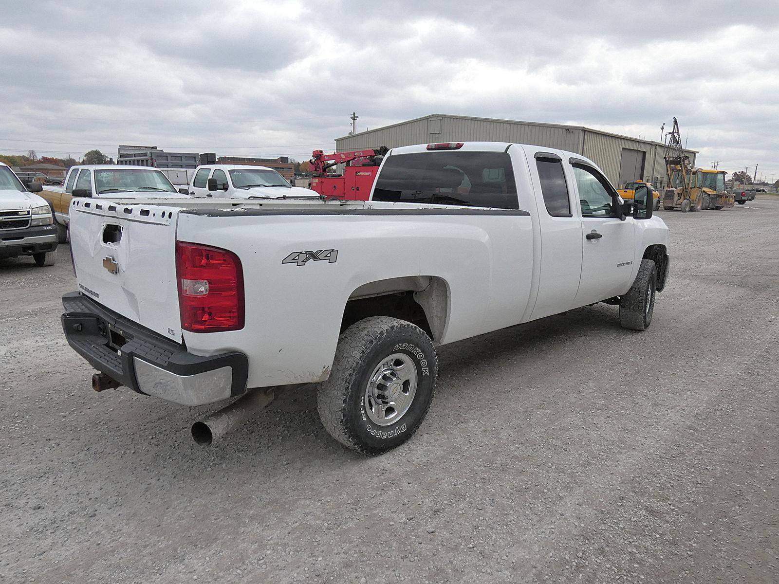 2009 Chevy 2500HD 4x4 Ext Cab Pickup, SN:1GCHK49619E13091, Duramax Diesel,