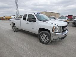 2009 Chevy 2500HD 4x4 Ext Cab Pickup, SN:1GCHK49619E13091, Duramax Diesel,