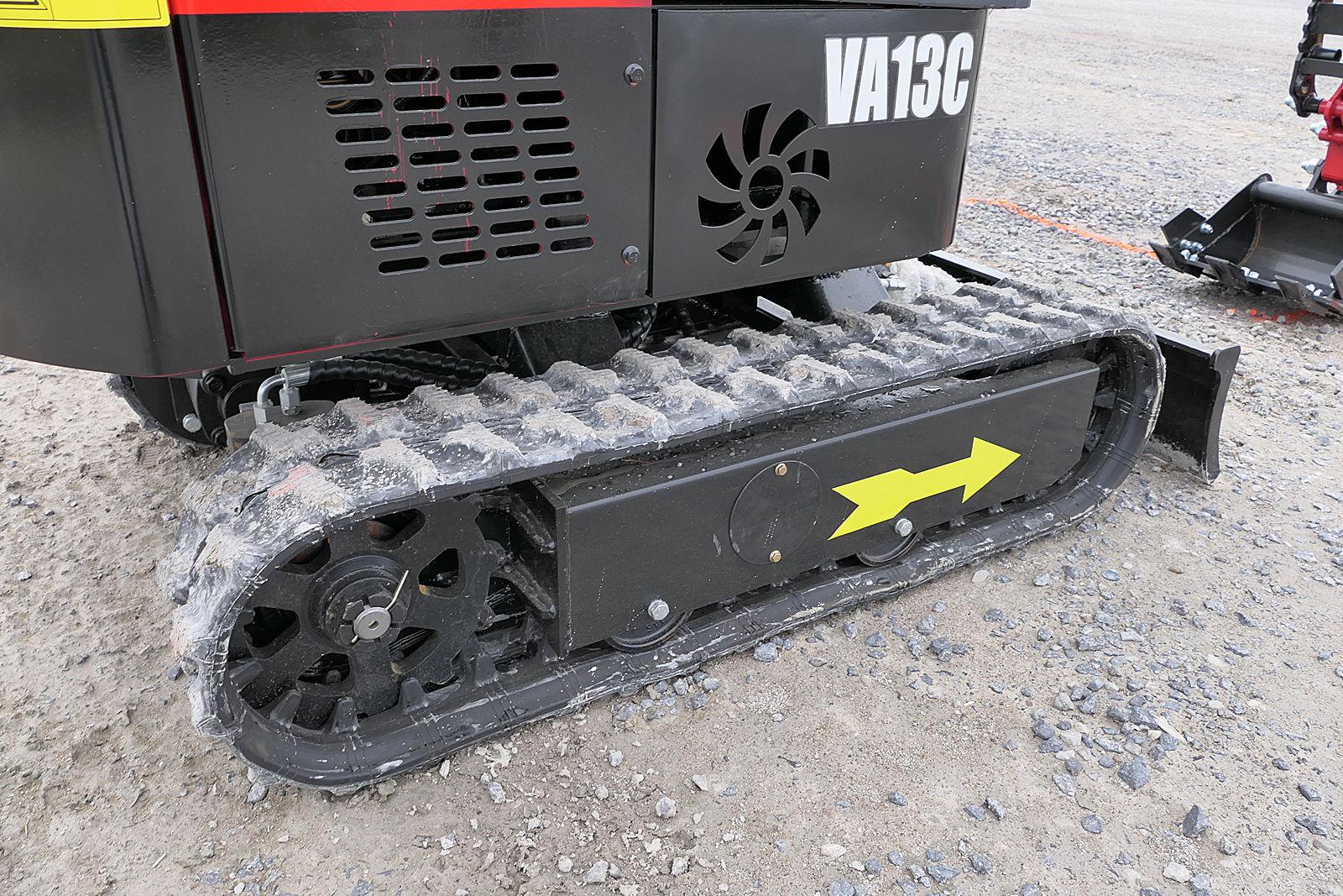 2023 Miva VA13C Mini Excavator, SN:VA13C040, Gas, Cab, Thumb, UNUSED. (tax)
