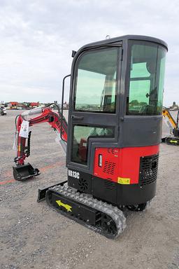 2023 Miva VA13C Mini Excavator, SN:VA13C040, Gas, Cab, Thumb, UNUSED. (tax)