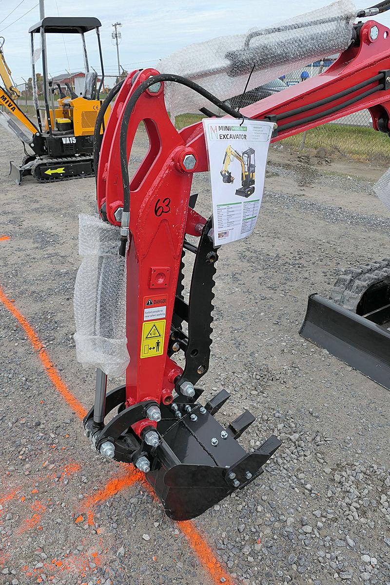 2023 Miva VA13C Mini Excavator, SN:VA13C040, Gas, Cab, Thumb, UNUSED. (tax)