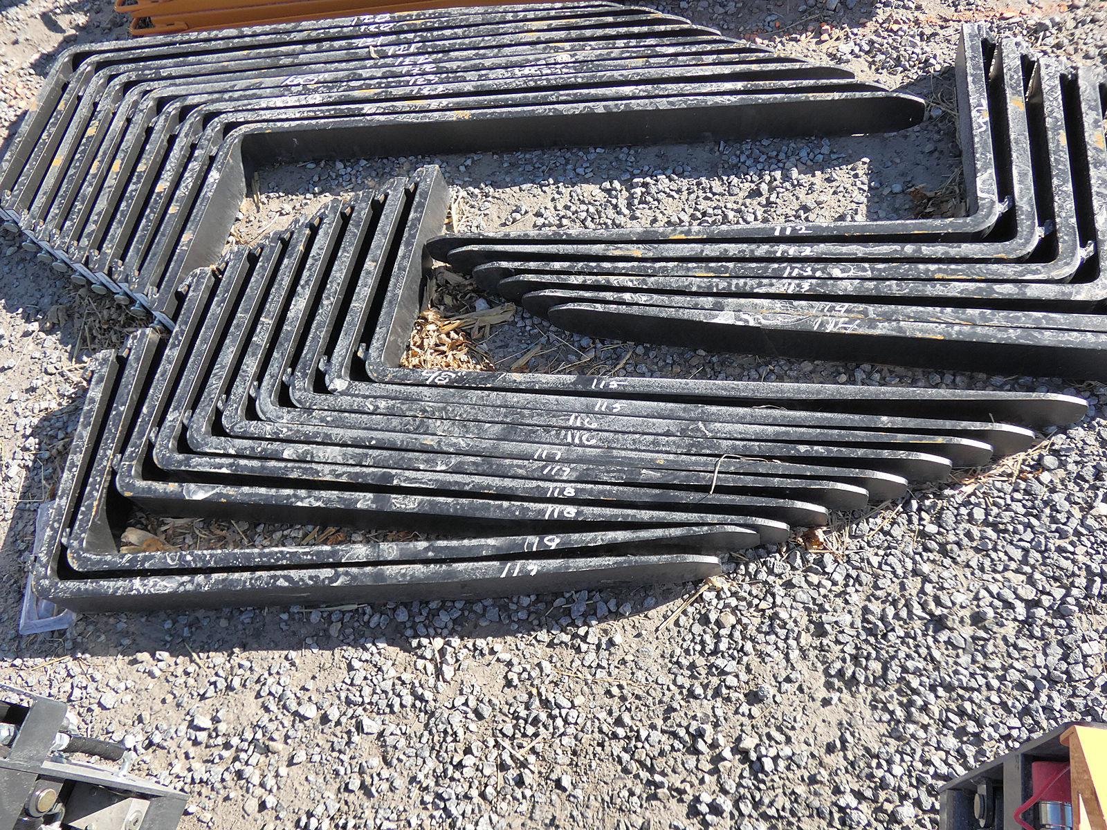 (1) Pair Unused 2024 WOLVERINE 48'' Forklift forks (tax)
