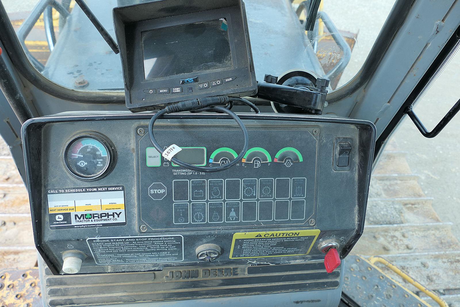 2000 John Deere 850C Dozer, SN:889196, EROPS, 6 Way Blade, 12,776 hrs.