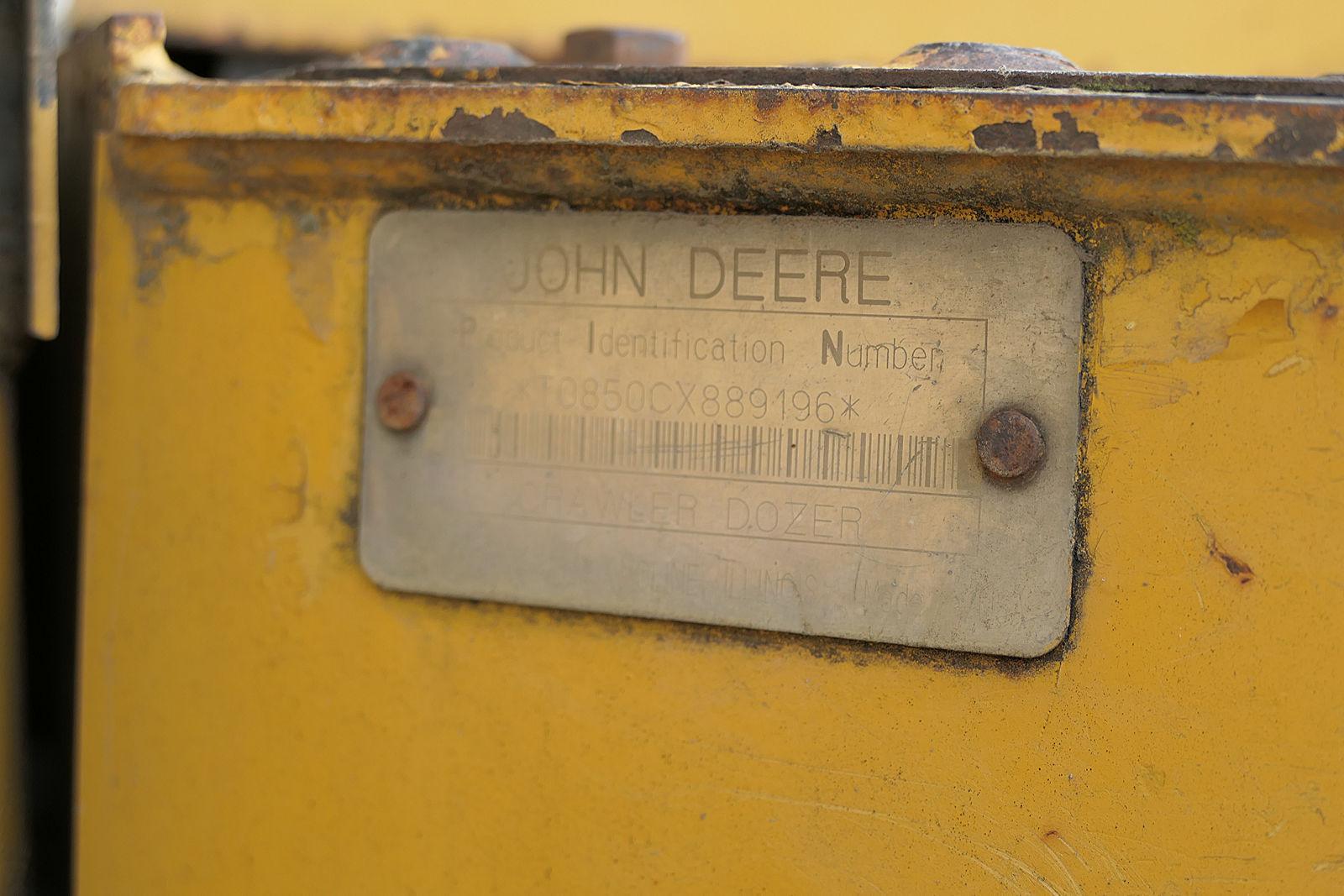 2000 John Deere 850C Dozer, SN:889196, EROPS, 6 Way Blade, 12,776 hrs.