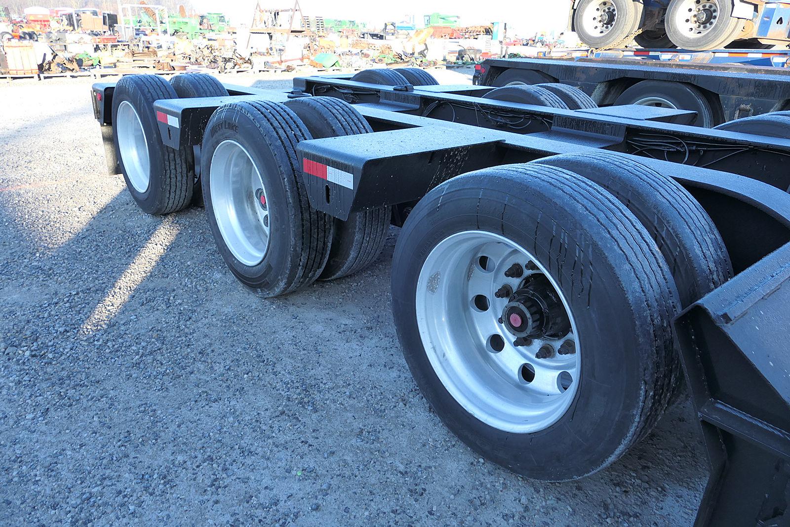 2008 Talbert 50 Ton Triaxle Detach Lowboy, SN:40FS0533481029662, Hyd. Detac