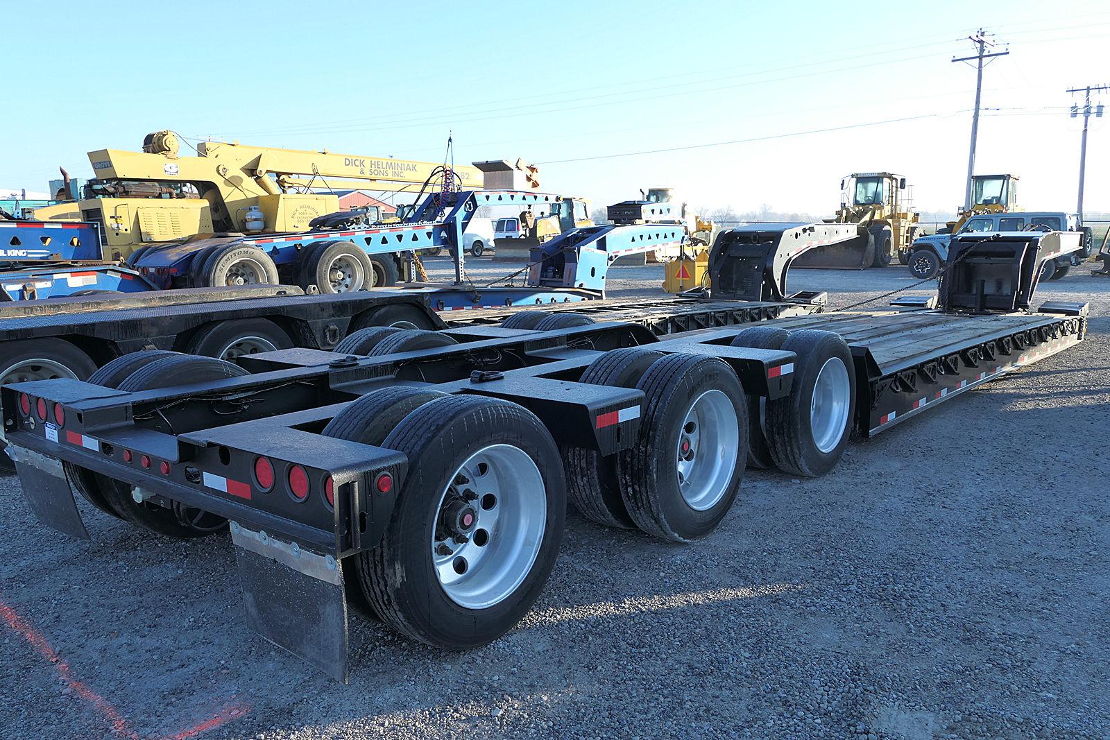 2008 Talbert 50 Ton Triaxle Detach Lowboy, SN:40FS0533481029662, Hyd. Detac