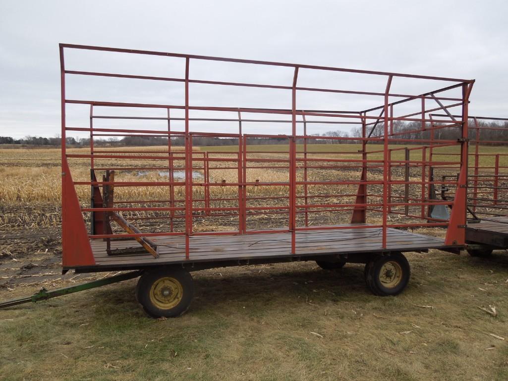 9 X 18 foot Square Bale Kicker Rack