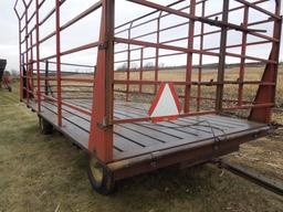 9 X 18 foot Square Bale Kicker Rack
