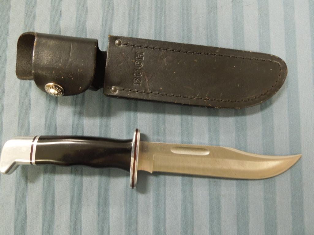 (3) Buck Knives with Sheaths