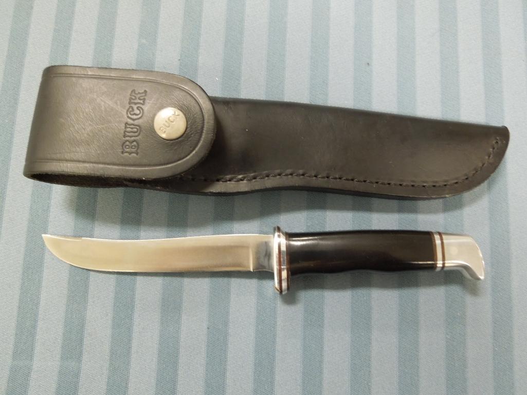 (3) Buck Knives with Sheaths