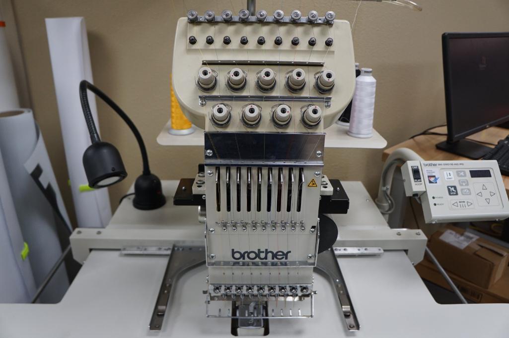 2008 Brother BE-0901E-AC-PC Commercial Embroidery Machine