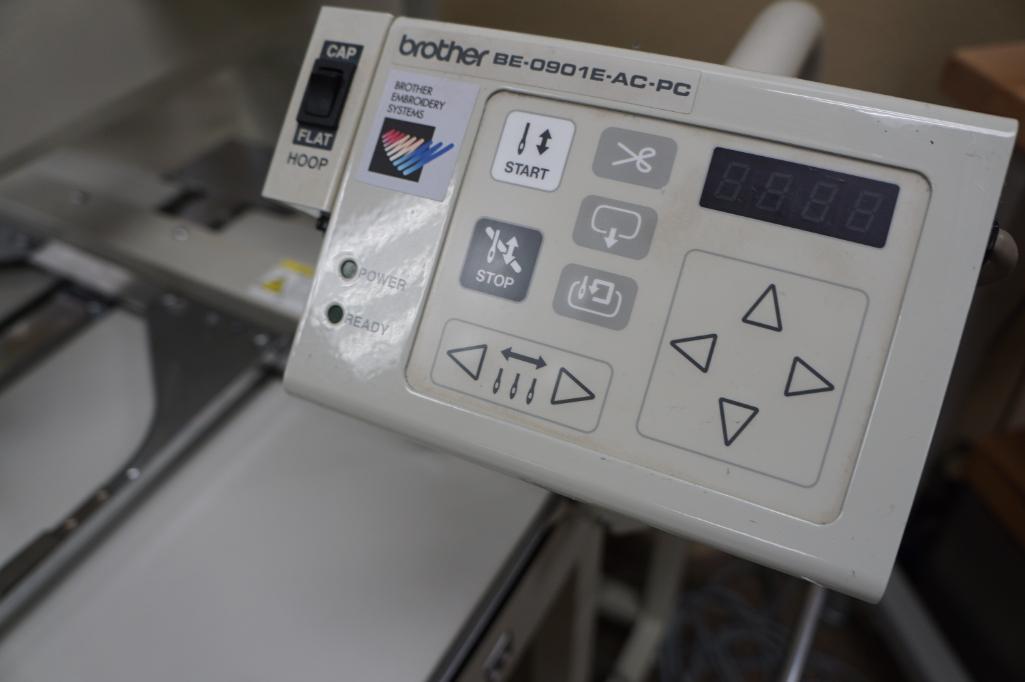 2008 Brother BE-0901E-AC-PC Commercial Embroidery Machine