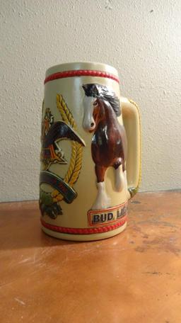 Bud Light Beer Stein