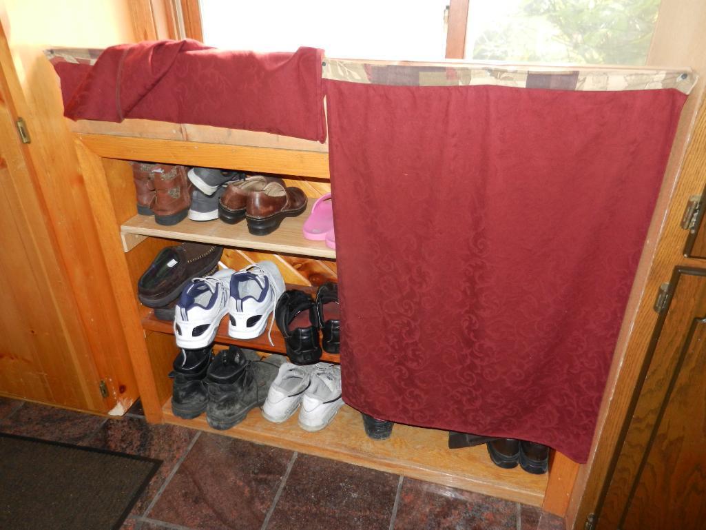 Wooden Boot Closet