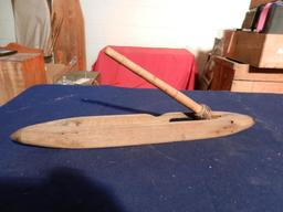 Vintage Wooden Fish net mending Shuttle