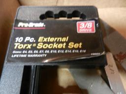 Torx Socket Set, 3/8" Drive, Files, Misc.