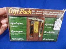 Remington 22 cal, LR 6 boxes 150 rds w/ pocket knife