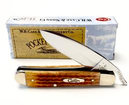 CASE XX POCKET WORN RUSSLOCK KNIFE IN BOX