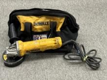 DEWALT GRINDER IN BAG (TAPE AROUND CORD)