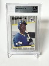 GRADED 1989 FLEER KEN GRIFFEY JR. ROOKIE CARD