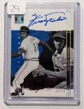 SSP 2024 PANINI IMPECCABLE HALL OF FAMER FERGIE JENKINS AUTO CARD
