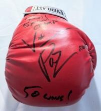 VINNY PAZIENZA "VINNY PAS THE PAZMANIAN DEVIL" 5X WORLD CHAMPION SIGNED BOXING GLOVE & COA