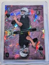 2023 WILD CARD TRUE 1 OF 1 ROOKIE CARD FEATURING NFL QB AIDAN O'CONNELL (LAS VEGAS RAIDERS)