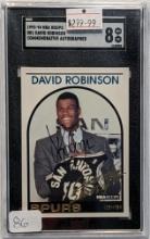 ULTRA RARE 1993-94 NBA HOOPS PACK PULLED HOFer DAVID ROBINSON AUTO CARD