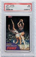 RARE GRADE 1981 TOPPS RICH KELLEY PSA MINT 9