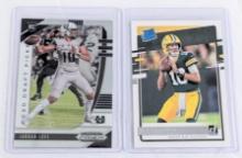 2X 2020 PANINI JORDAN LOVE ROOKIE CARDS DONRUSS & PRIZM