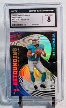 2020 PANINI ILLUSIONS "ASTOUNDING" BLACK #13 OF ONLY 50 MADE TUA TAGOVAILOA ROOKIE CARD CGC NM-MT 8