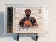 1997 SCORE BOARD ANTOINE WALKER SIGNED CAR #86 OF 500
