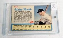 1962 POST CEREAL MICKEY MANTLE CARD