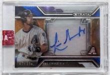 2016 TOPPS STRATA #47 OF ONLY 99 MADE LUIS GONZALEZ ACETATE AUTO CARD