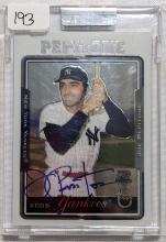 2005 TOPPS AUTOGRAPHS 1950'S-60'S NY YANKEES STAR PLAYER JOE PEPITONE AUTO CARD
