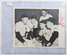 ULTRA RARE MARCH 13TH 1945 CENTRAL PRESS ASSOC. NY YANKEES PLAYERS
