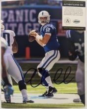 COLTS QB ANDREW LUCK SIGNED 8X10 PHOTO WITH COA