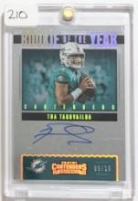 ULTRA RARE 2020 PANINI CONTENDERS "ROOKIE OF THE YEAR" #09 OF ONLY 10 EVER MADE TUA TAGOVAILOA AUTO