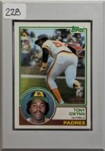 1983 TOPPS #482 HOFER TONY GWYNN ROOKIE CARD