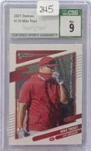 2021 #170 DONRUSS MIKE TROUT CSG MINT 9