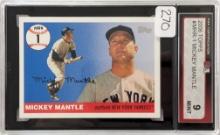 2006 TOPPS MHR-1 MICKEY MANTLE CARD GRADED KSA MINT 9