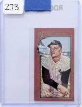 2015 TOPPS "GYPSY QUEEN" #99 HALL OF FAMER ROGER MARIS SHORT PRINT TOBACCO STYLE CARD #7 OF ONLY 50