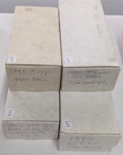 1990 TOPPS, SCORE, PRO-SET & ACTION PACKED FOOTBALL SETS