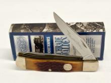 USA SCHRADE WALDEN TRAPPER KNIFE