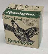BOX OF REMINGTON 16 GA GAMELOAD SHOTGUN SHELLS