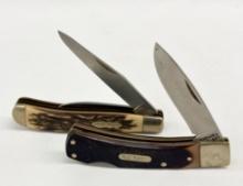 USA UNCLE HENRY 285UH & SCHRADE 50T POCKET KNIVES