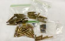 LOT OF MISC AMMO & BRASS
