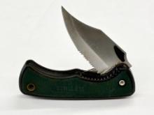 OLD TIMER SCHRADE + USA 470 GREEN BEAST KNIFE