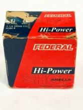 BOX OF FEDERAL 16GA SHOTGUN SHELLS