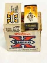 LOT OF 16GA SHOTGUN AMMO, 25 AUTO & 22LR AMMO
